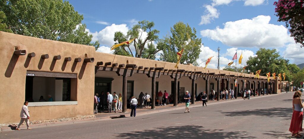 Plaza of Santa Fe.