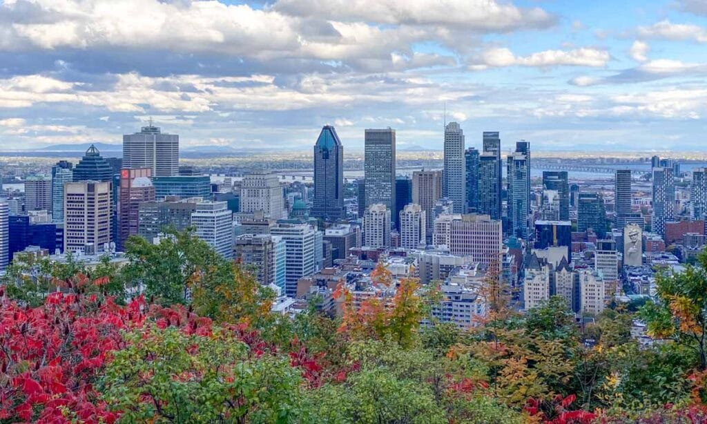 Mount Royal lookout points