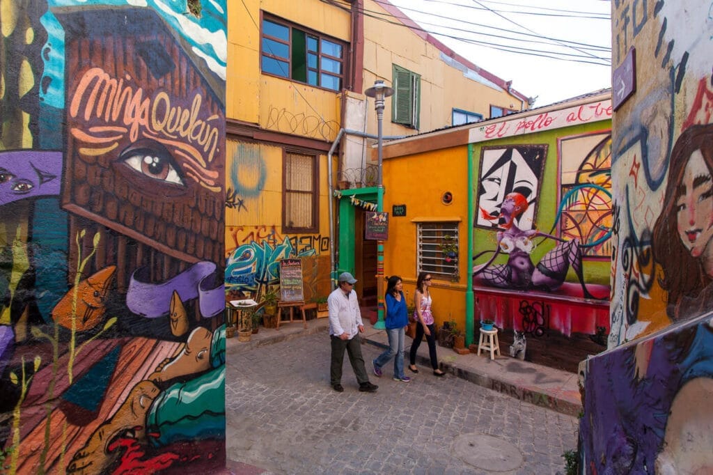 Valparaíso street art in Chile's 