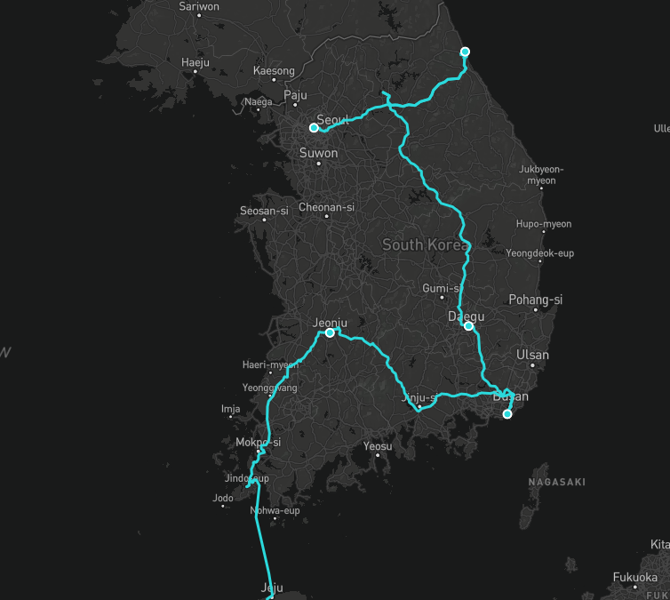 Two Week South Korea Travel Itinerary