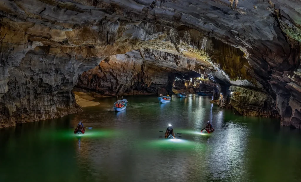 Phong Nha Cave by boat